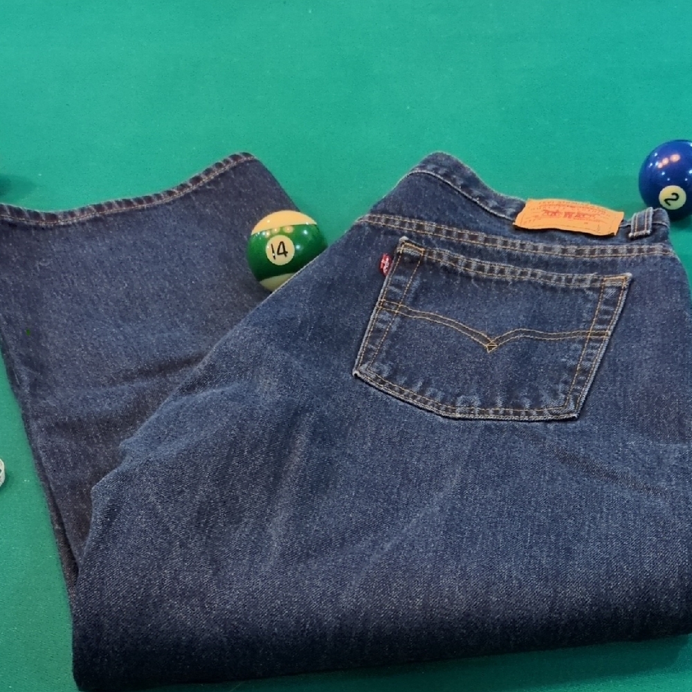 Levi's Dark Blue Straight Jeans
